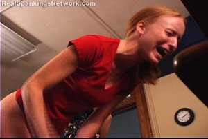 Spanking Teen Jessica - Jessica Is Paddled For Ditching Mrs. Burns Class - image 1