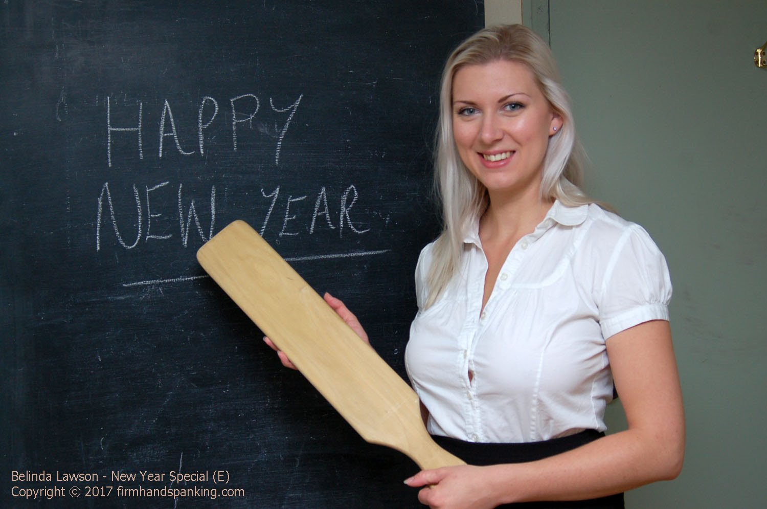 Firm Hand Spanking - Belinda Lawson - New Years Special 