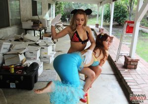 Spanking Veronica Works - Lexi Belle At Adventure Land - image 1
