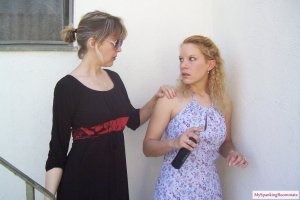 My Spanking Roommate - Amber Meets Clare - image 15