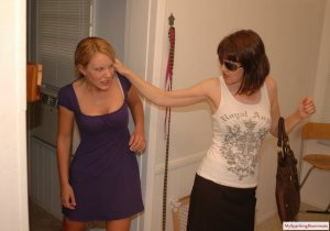 My Spanking Roommate - Clare Spanks Amber Again For Tagging - image 6