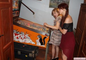 My Spanking Roommate - Missy Rhodes Gets Spanked Over Pinball Machine - image 6