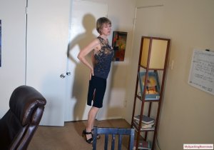 My Spanking Roommate - Mr. Ford Spanks Clare - image 1