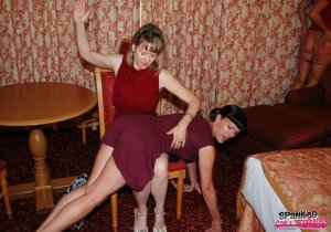Spanked Call Girls - Audrey And Sugar Hand And Hairbrush - image 14