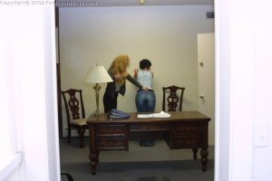 Real Spankings - Tess's Office Punishment - image 9