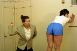 Real Spankings - Tess Spanked On Pedastal - image 11