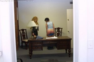 Real Spankings - Tess's Office Punishment - image 16