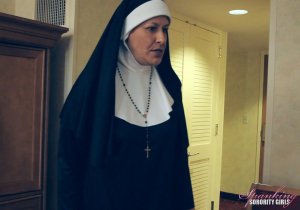 Spanking Sorority Girls - Sister Mary Chris Punishes Jenni Mack - image 5