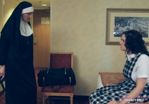 Spanking Sorority Girls - Sister Mary Chris Punishes Jenni Mack - image 18