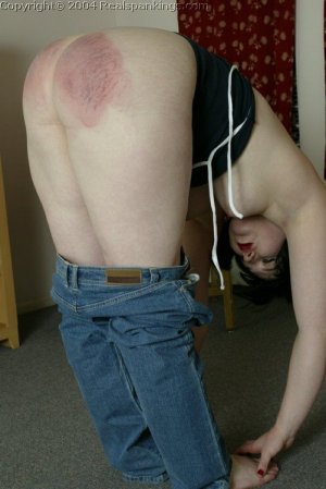 Real Spankings - Betty's Bare Breast Spanking - image 2