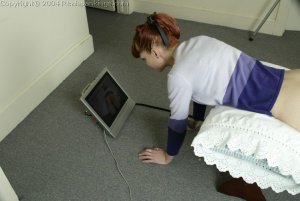 Real Spankings - Holly Is Interviewed And Caned - image 14