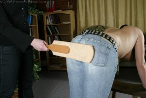 Real Spankings - Bare Breasted Strapping - image 11