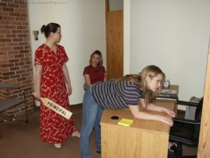 Real Spankings - Rs Institute Office Punishments Week 5 - Mel And Tif Are Paddled - image 10