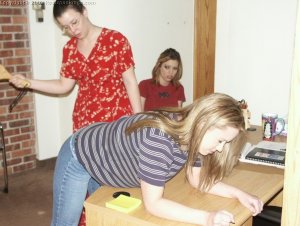 Real Spankings - Rs Institute Office Punishments Week 5 - Mel And Tif Are Paddled - image 5