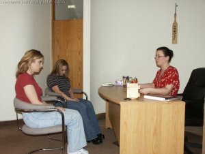 Real Spankings - Rs Institute Office Punishments Week 5 - Mel And Tif Are Paddled - image 4
