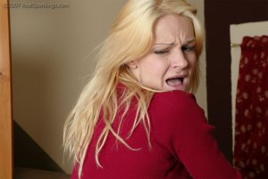 Real Spankings - Abbey Is Spanked For Being Late - image 7