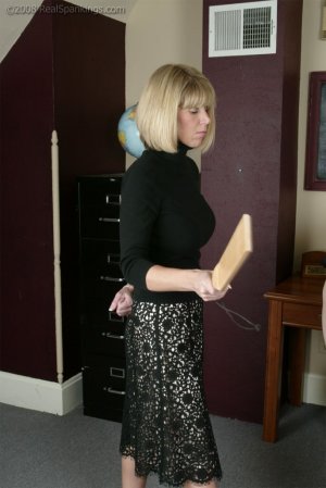 Real Spankings - Helen's Office Paddling - image 11