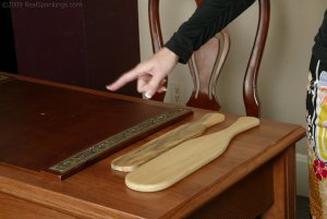 Real Spankings - Claire Paddled For Vandalism - image 5