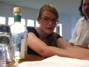 Real Spankings - Ivy Caught Sneaking Alcohol - image 4
