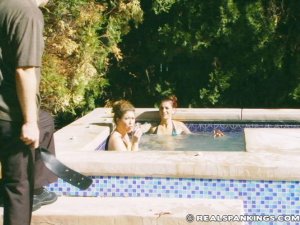Real Spankings - Jade And Betty Hot Tub Strapping (part 1 Of 2) - image 9