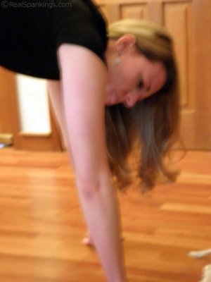 Real Spankings - Monica Paddled In The Lunge Position - image 14