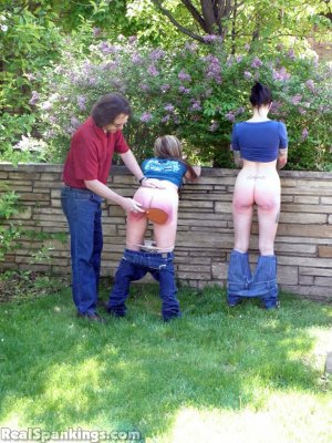 Real Spankings - Jade And Riley Spanked Outdoors (part 2) - image 6