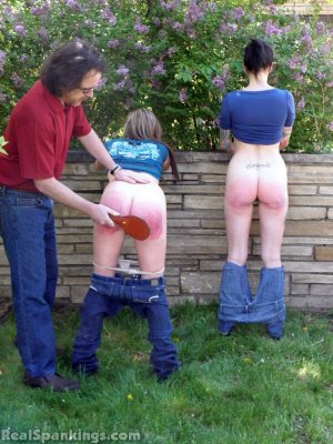Real Spankings - Jade And Riley Spanked Outdoors (part 2) - image 14