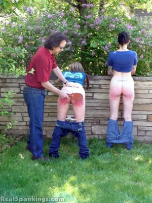 Real Spankings - Jade And Riley Spanked Outdoors (part 2) - image 5