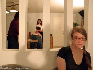 Real Spankings - Frankie And Ivy Paddled (part 2: Frankie) - image 10