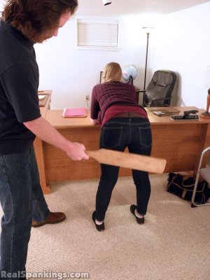 Real Spankings - Ivy Paddled By The Principal - image 2