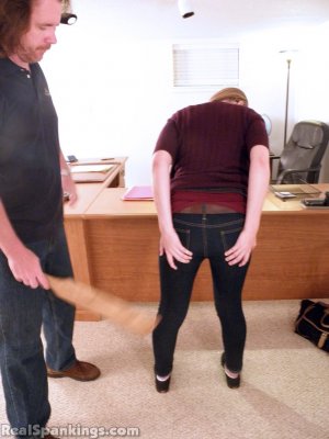 Real Spankings - Ivy Paddled By The Principal - image 3
