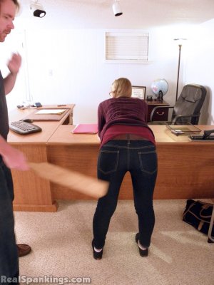 Real Spankings - Ivy Paddled By The Principal - image 17