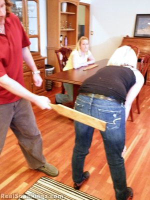 Real Spankings - Summer And Brooke Paddled (part 1 Of 2) - image 9