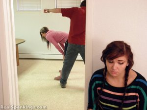Real Spankings - Riley And Frankie Paddled In School (part 1 Of 2) - image 12
