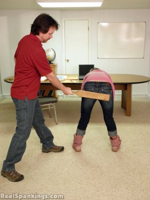 Real Spankings - Riley And Frankie Paddled In School (part 1 Of 2) - image 16