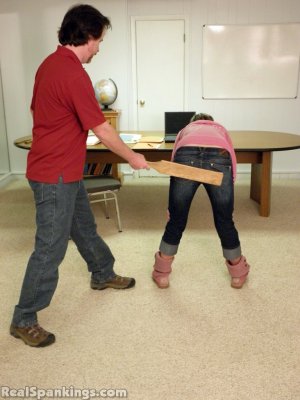 Real Spankings - Riley And Frankie Paddled In School (part 1 Of 2) - image 17