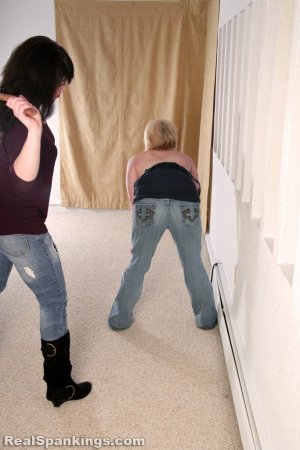 Real Spankings - Lauren's Bare Breasted Punishment - image 2