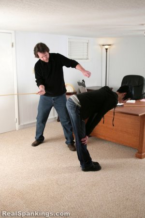 Real Spankings - Lila And Monica Caned By The Principal (part 2 Of 2) - image 14