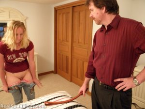Real Spankings - A Phone Call From School Earns Brooke A Strapping - image 11