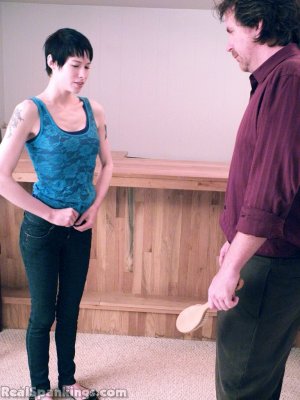 Real Spankings - Lila Punished With The Hairbrush - image 4