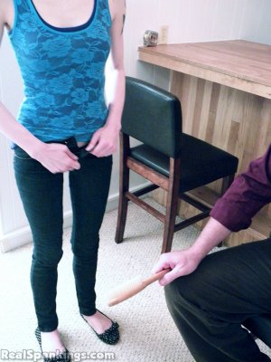 Real Spankings - Lila Punished With The Hairbrush - image 15
