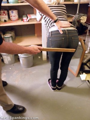 Real Spankings - Allison: Spanked In The Basement - image 11