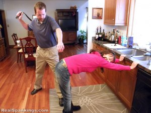 Real Spankings - Kristy Makes A Scene At Michael's Work Party And Her Bottom Pays The Price. - image 9