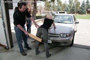 Real Spankings - Allison Paddled In Front Of Her Friends - image 6