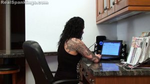Real Spankings - Jordyn Caught On The Computer While Grounded - image 2