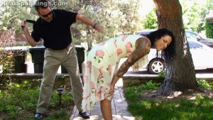 Real Spankings - Picked Up From School, Punished At Home - image 9