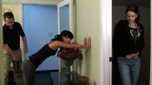 Real Spankings - Kiki Spanked With The Belt While Kj Listens (part 1 Of 2) - image 8