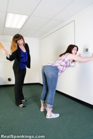 Real Spankings - Reverie Paddled For Disrupting Class - image 7