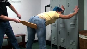 Real Spankings - Paddled In The Locker Room By Mr. M - image 3