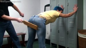 Real Spankings - Paddled In The Locker Room By Mr. M - image 13